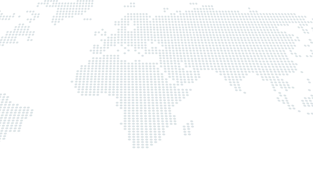 Mapa global representando atendimento remoto